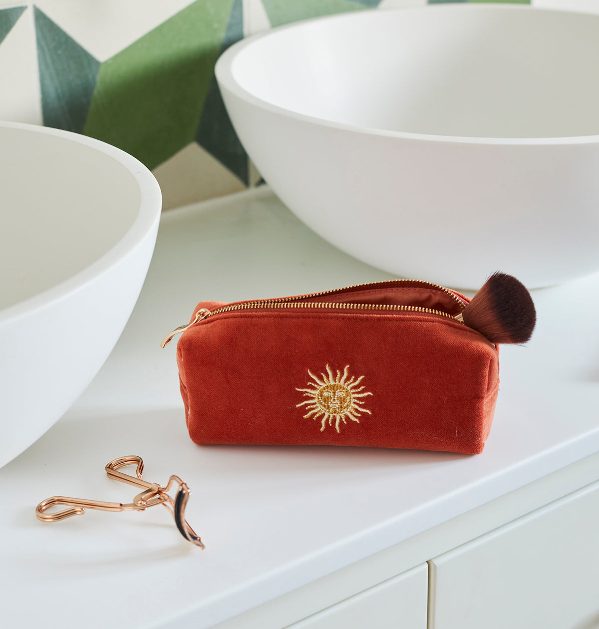 Sun Goddess Makeup Brush Bag Elizabeth Scarlett
