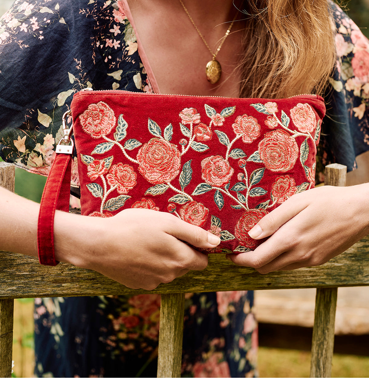 Camellia Romance Everyday Pouch
