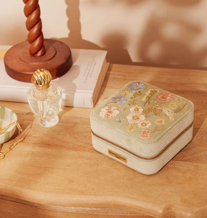 Pressed Flowers Jewellery Box