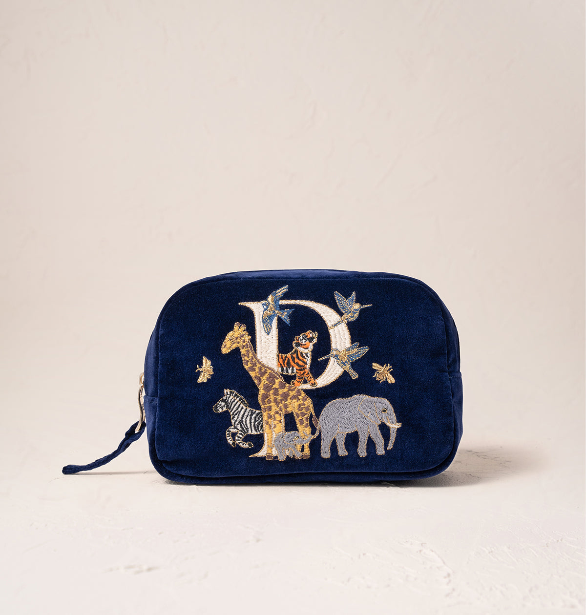 【Elizabeth Scarlett】Makeup Bag メイクアップバッグ ポーチ Elizabeth Scarlett Wildflower Dry Rose Velvet Makeup Bag