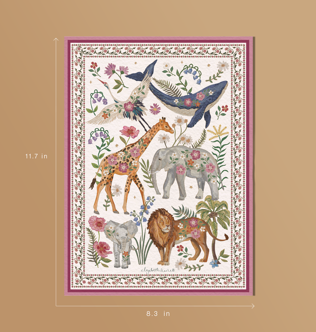 Limited-Edition Wild Wonders A4 Art Print