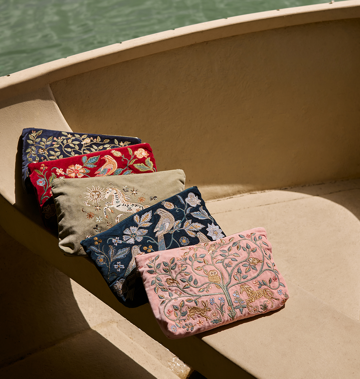 Botanical Birds Everyday Pouch