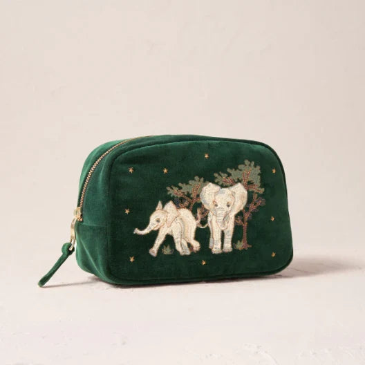 Baby Elephant Conservation Makeup Bag
