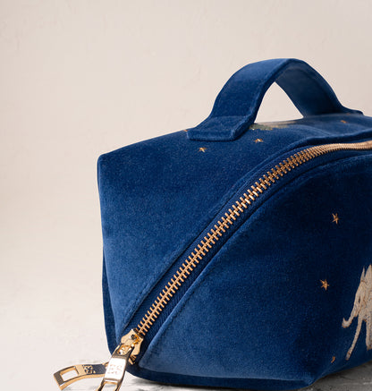 Baby Elephant Conservation Open Flat Makeup Bag