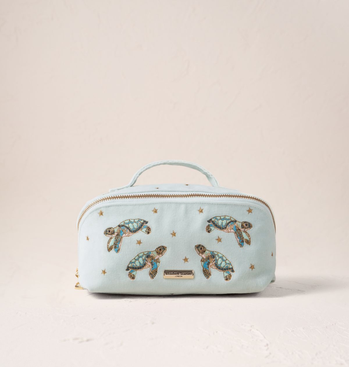 Baby Turtle Conservation Open Flat Makeup Bag