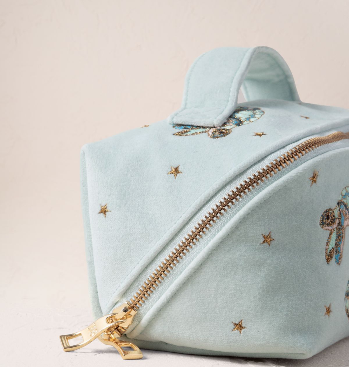 Baby Turtle Conservation Open Flat Makeup Bag