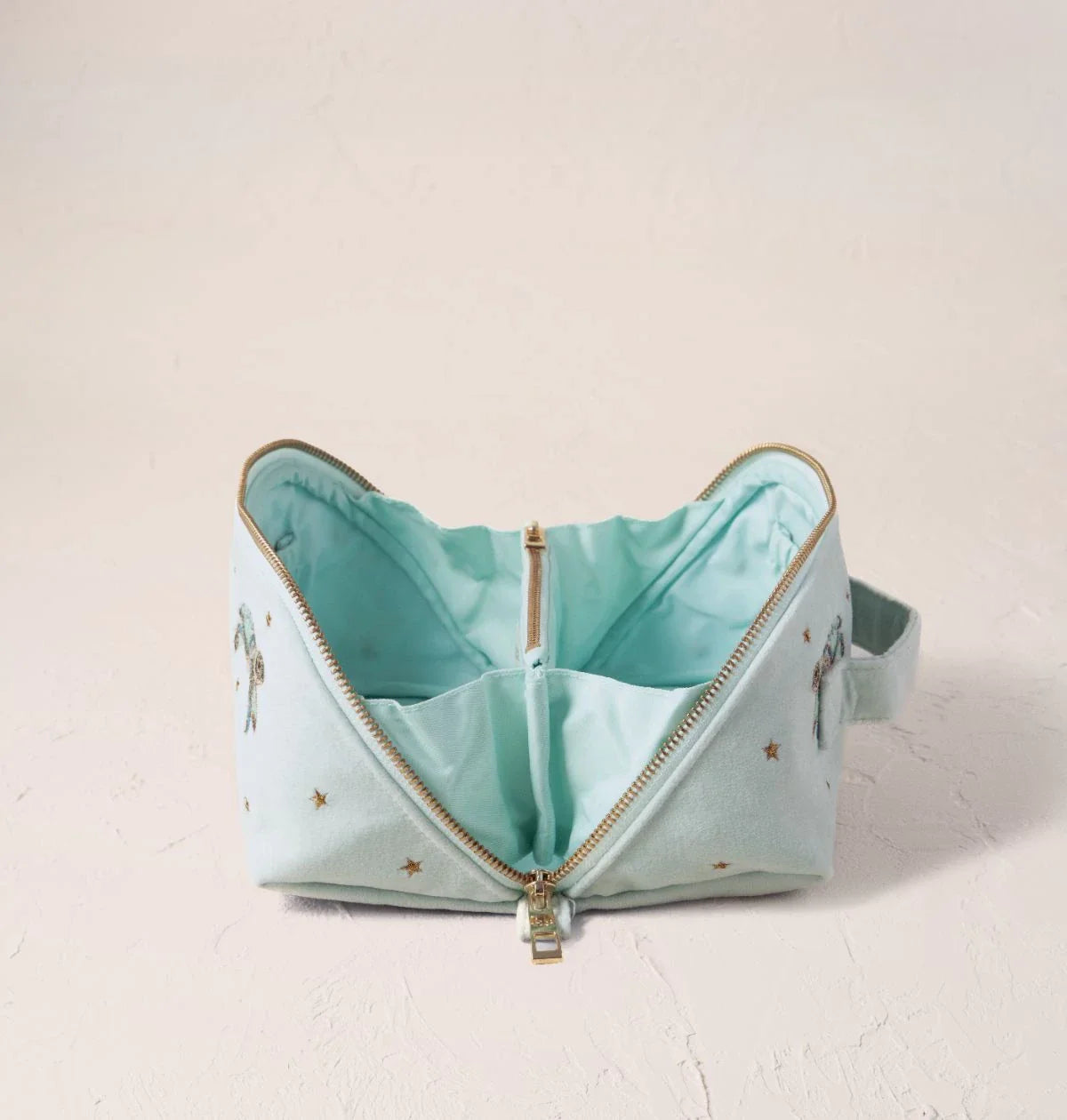 Baby Turtle Conservation Open Flat Makeup Bag