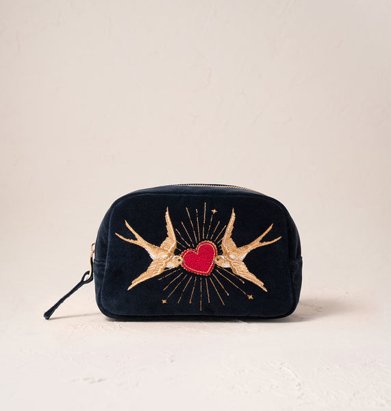【Elizabeth Scarlett】Makeup Bag ハンドル付き メイクポーチ Pearl Shell Makeup Bag – Elizabeth Scarlett