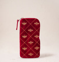 Bee Trellis Glasses Case