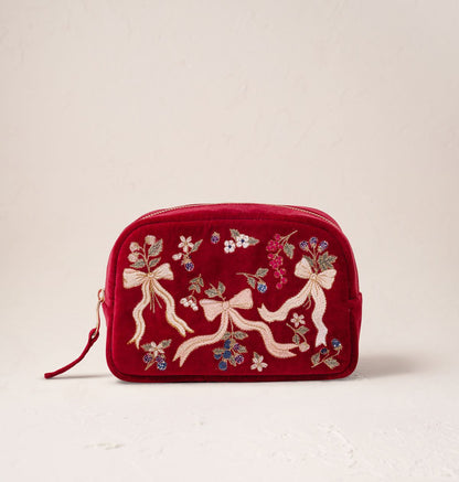 Berries & Bows Makeup Bag