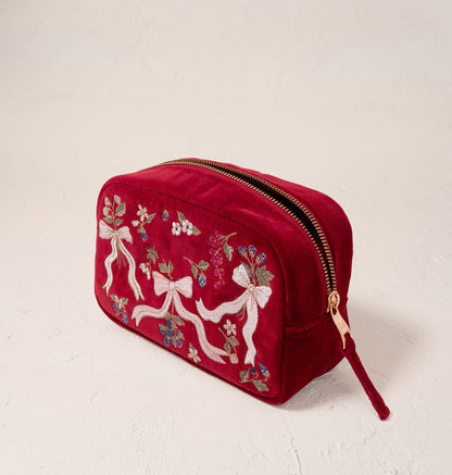 Berries & Bows Makeup Bag