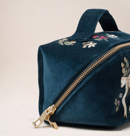 Berries & Bows Open Flat Makeup Bag