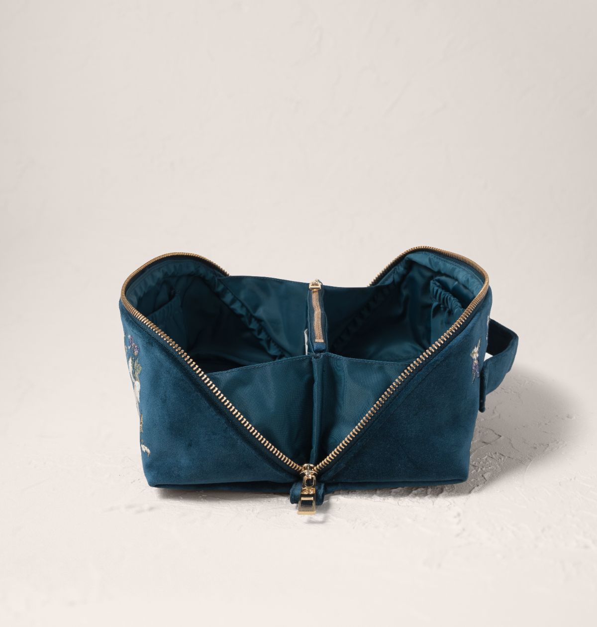 Berries & Bows Open Flat Makeup Bag