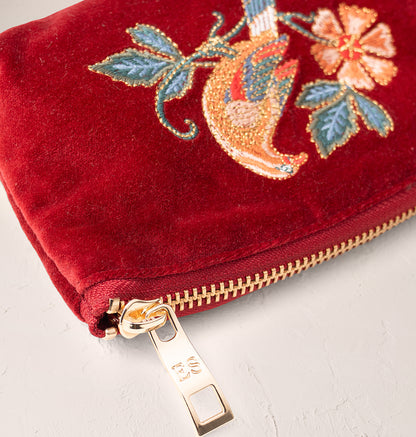 Botanical Birds Coin Purse