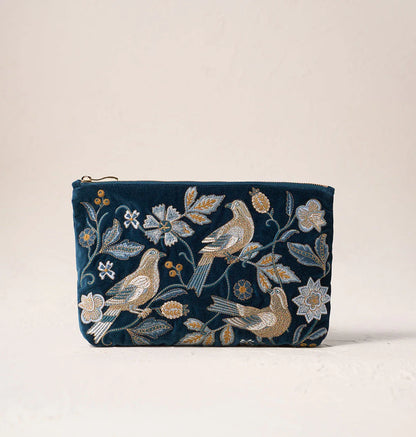 Botanical Birds Everyday Pouch