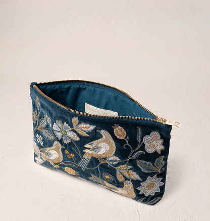 Botanical Birds Everyday Pouch