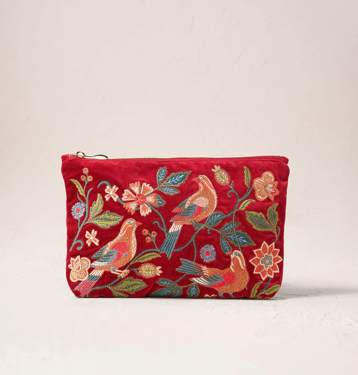 Botanical Birds Everyday Pouch