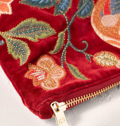 Botanical Birds Everyday Pouch