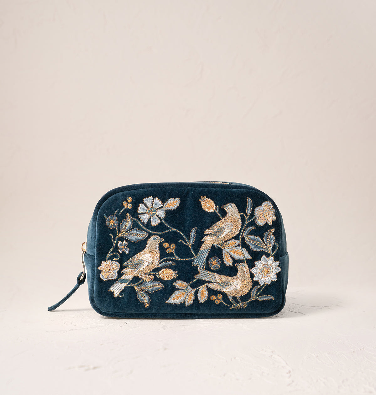 Botanical Birds Makeup Bag