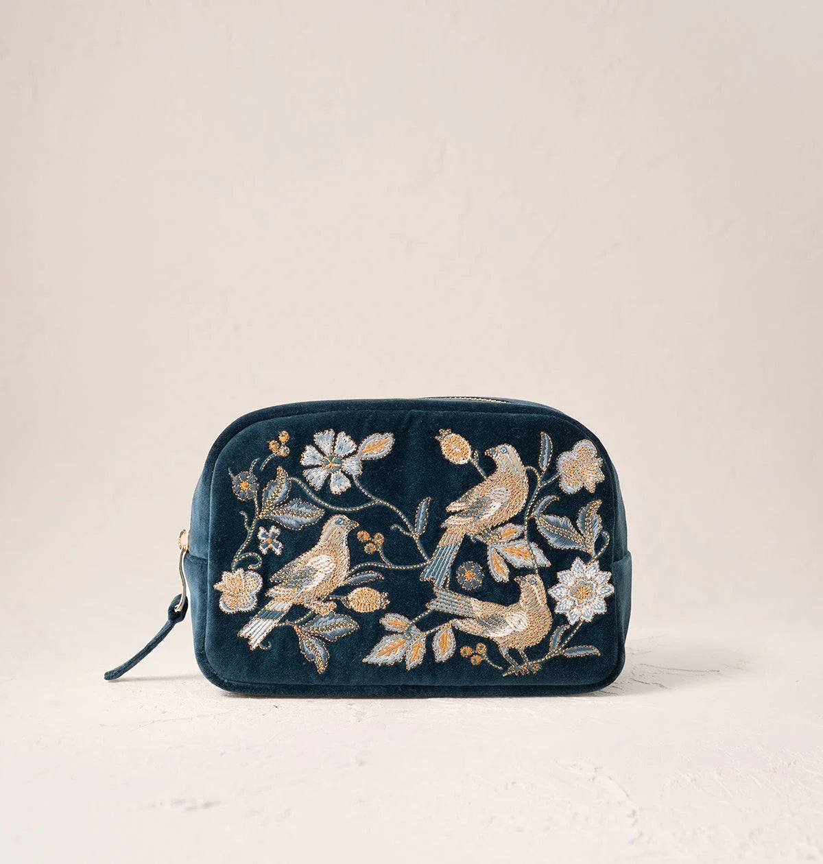 Botanical Birds Makeup Bag