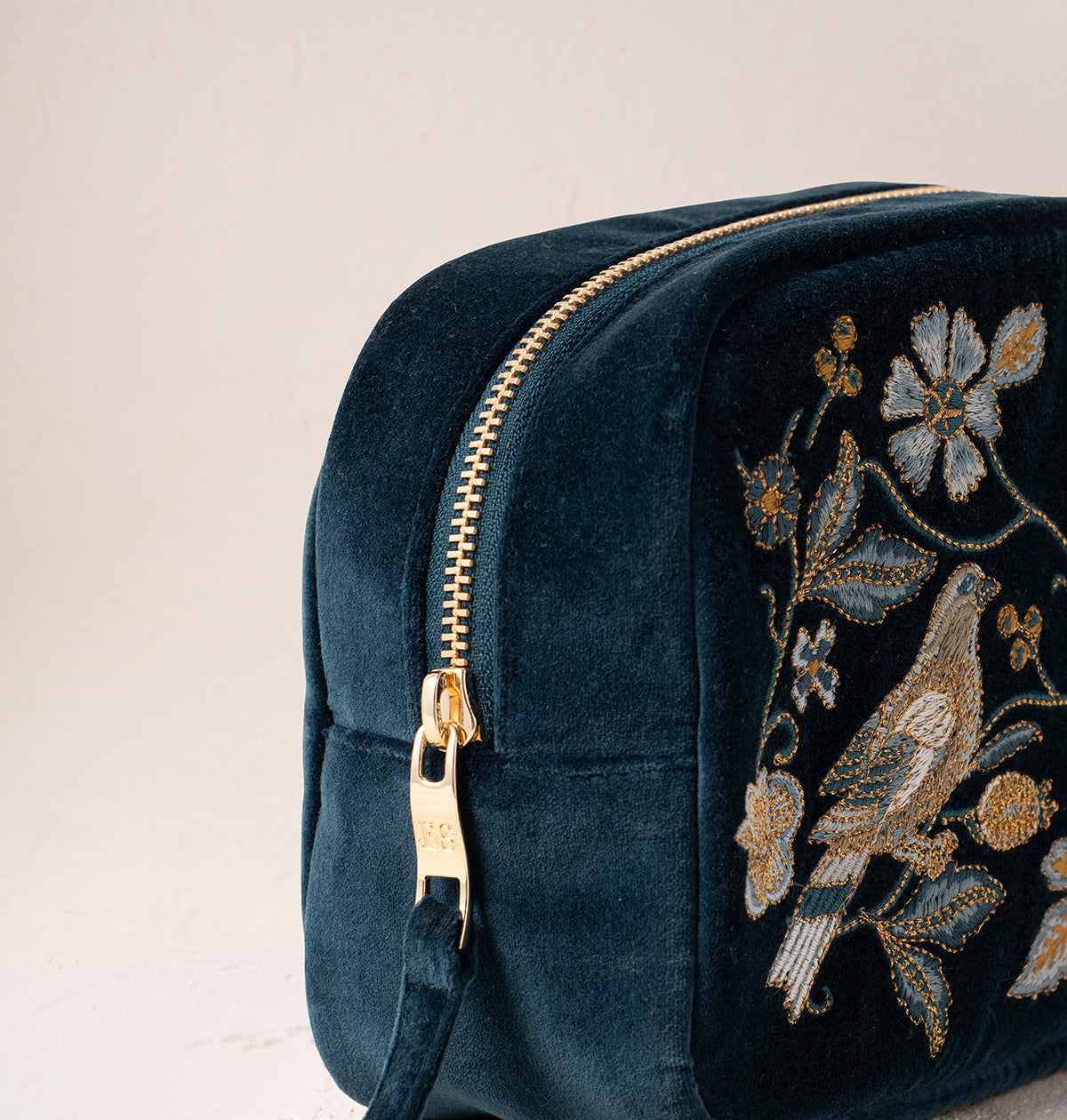 Botanical Birds Makeup Bag