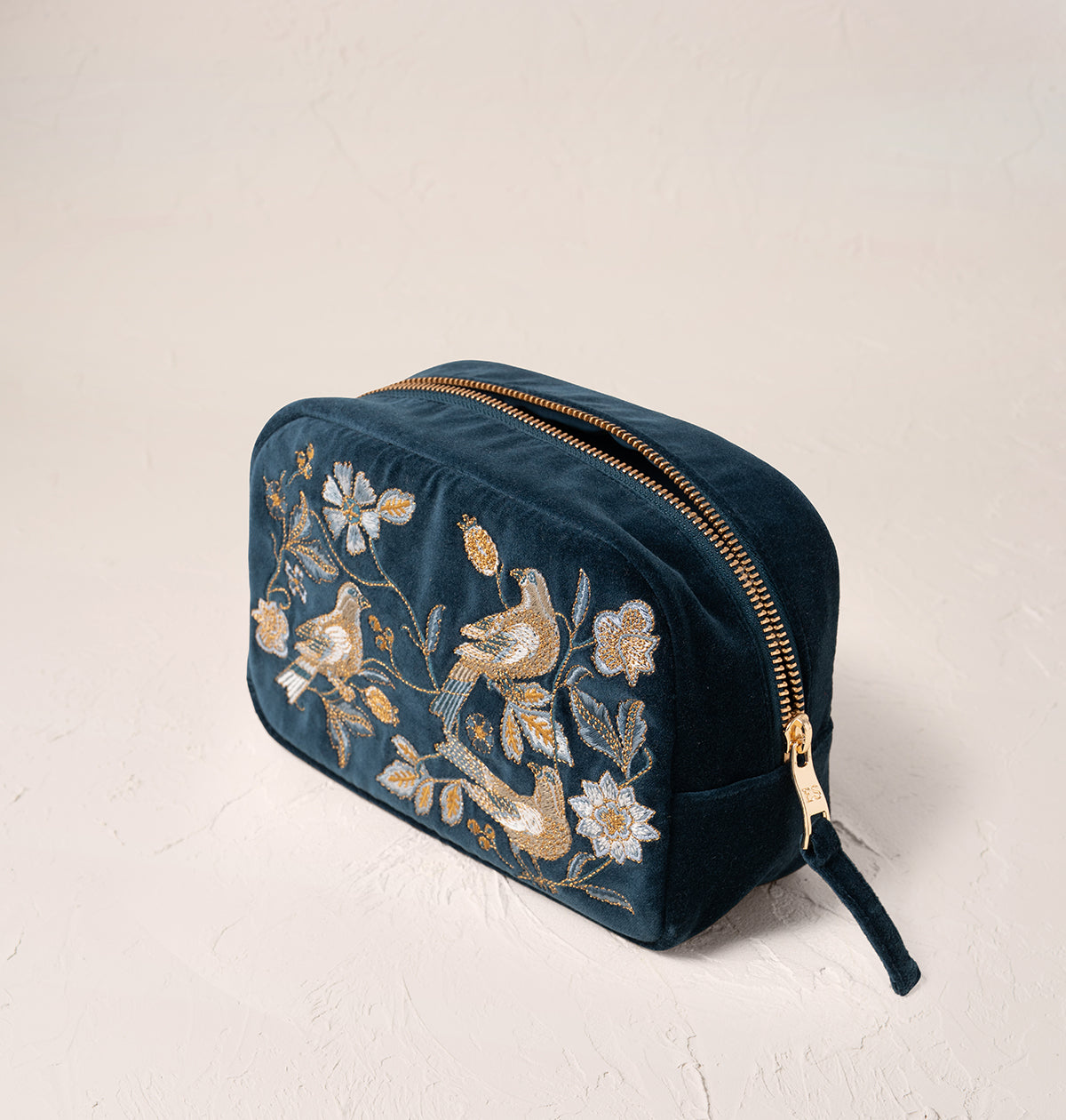 Botanical Birds Makeup Bag
