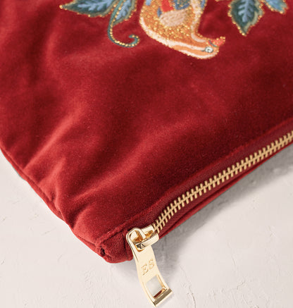 Botanical Birds Mini Pouch
