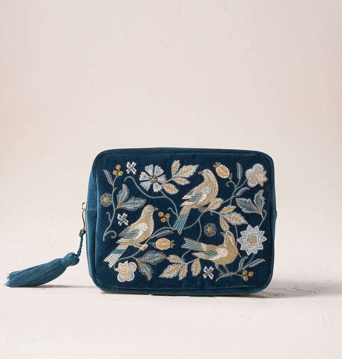 Botanical Birds Wash Bag