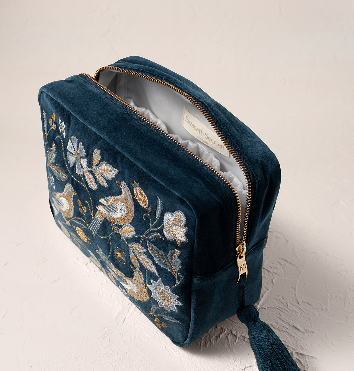 Botanical Birds Wash Bag