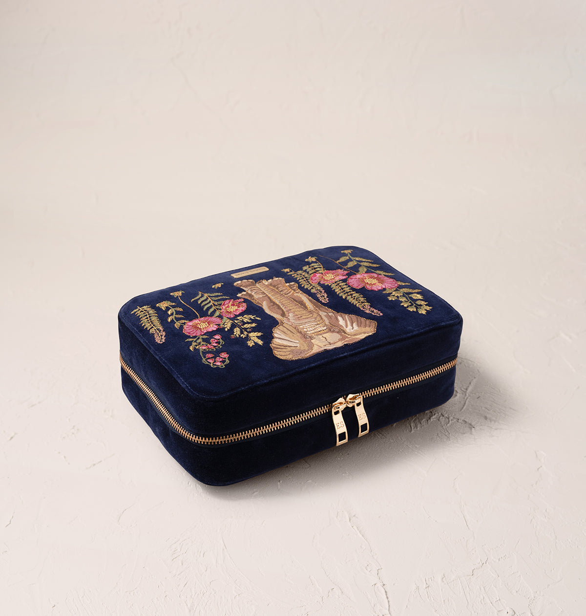 Botanical Elephant Hanging Wash Bag