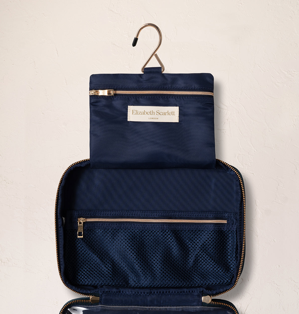 Botanical Elephant Hanging Wash Bag