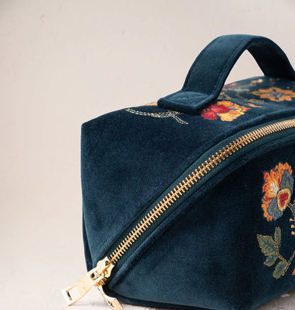 Botanical Garden Open Flat Makeup Bag