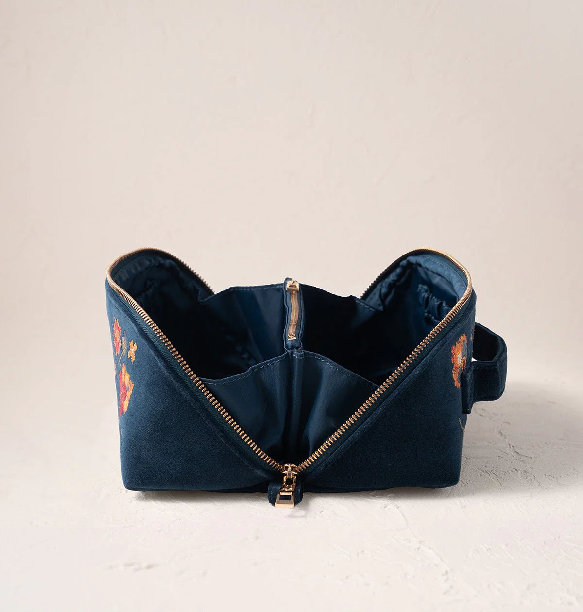 Botanical Garden Open Flat Makeup Bag