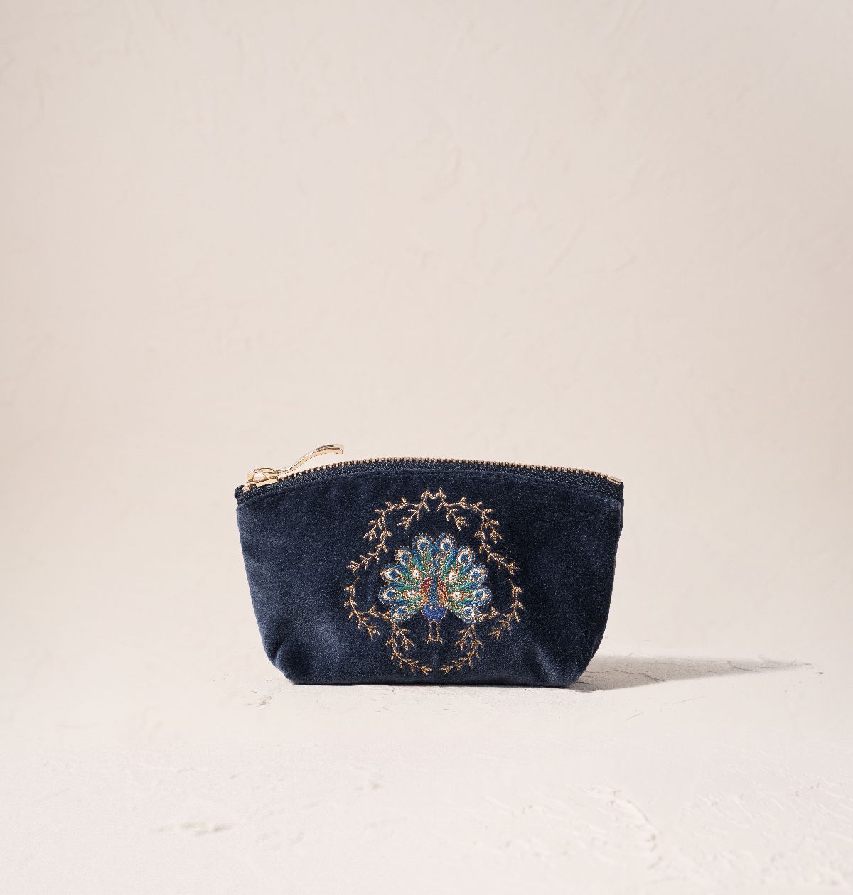 Botanical Peacock Coin Purse