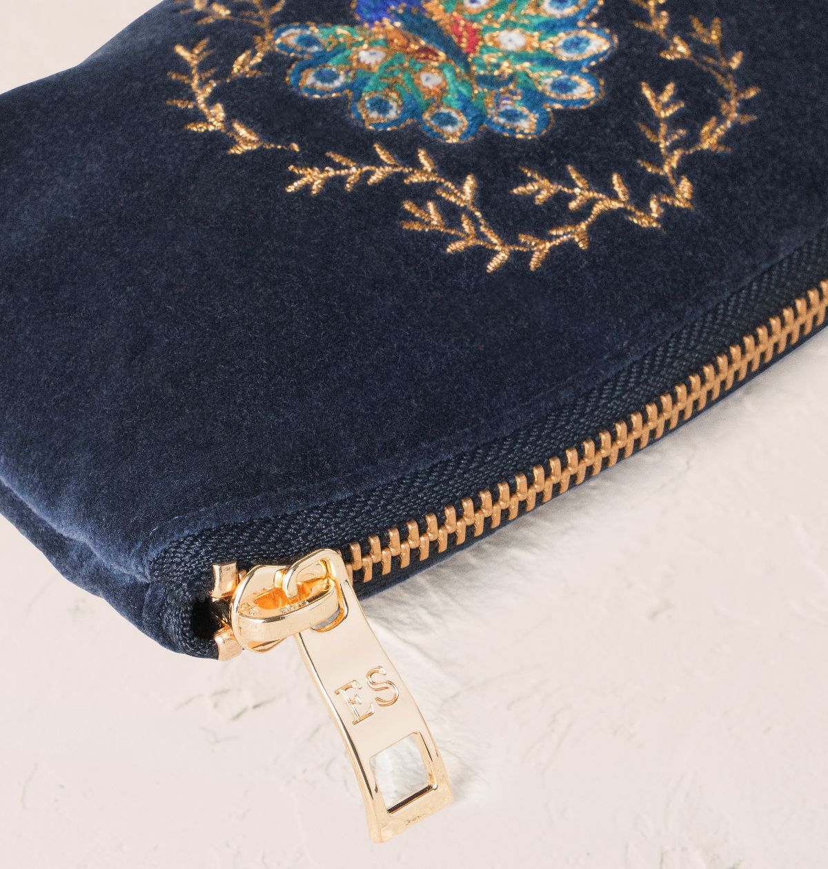 Botanical Peacock Coin Purse
