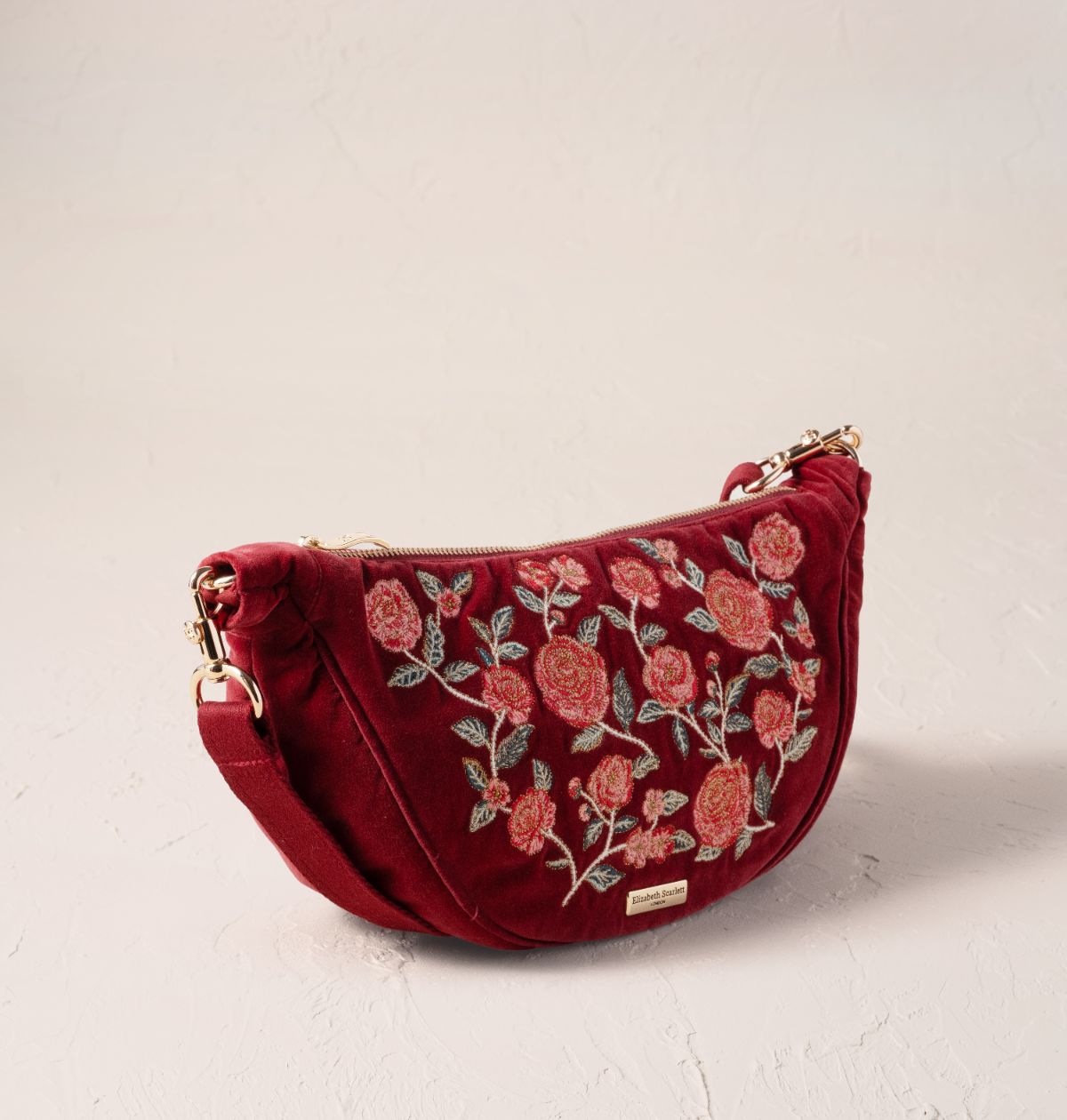 Camellia Romance Crossbody Sling Bag