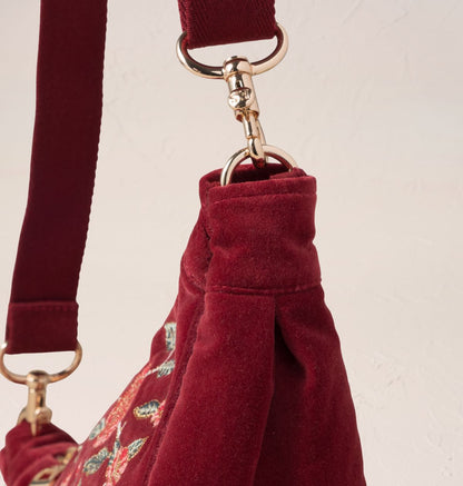 Camellia Romance Crossbody Sling Bag