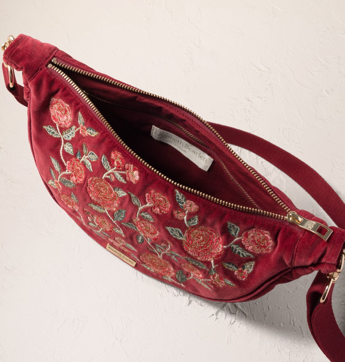 Camellia Romance Crossbody Sling Bag
