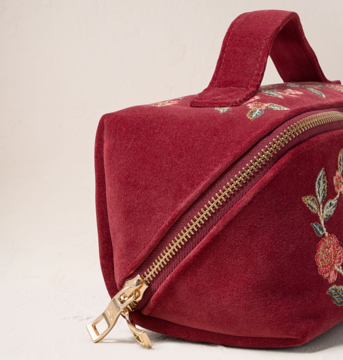 Camellia Romance Open Flat Makeup Bag