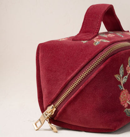 Camellia Romance Open Flat Makeup Bag