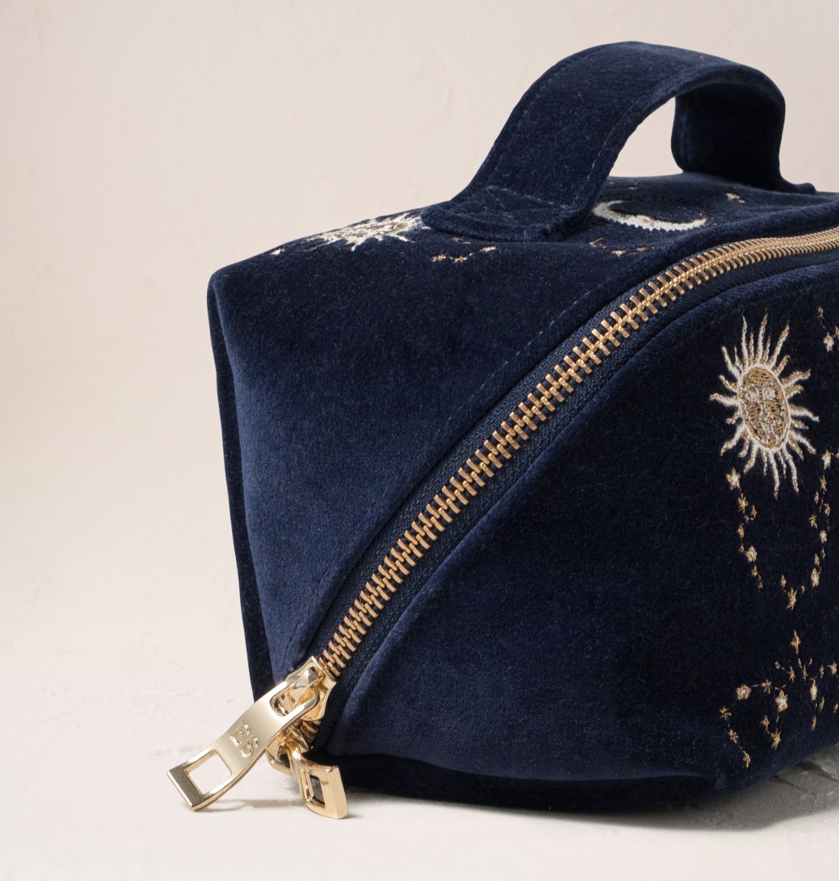 Celestial Sun & Moon Open Flat Makeup Bag