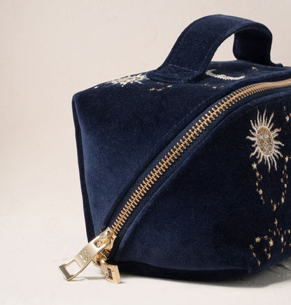 Celestial Sun & Moon Open Flat Makeup Bag