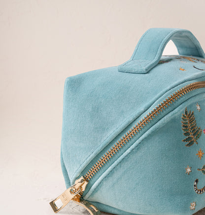 Celestial Tigers Open Flat Makeup Bag