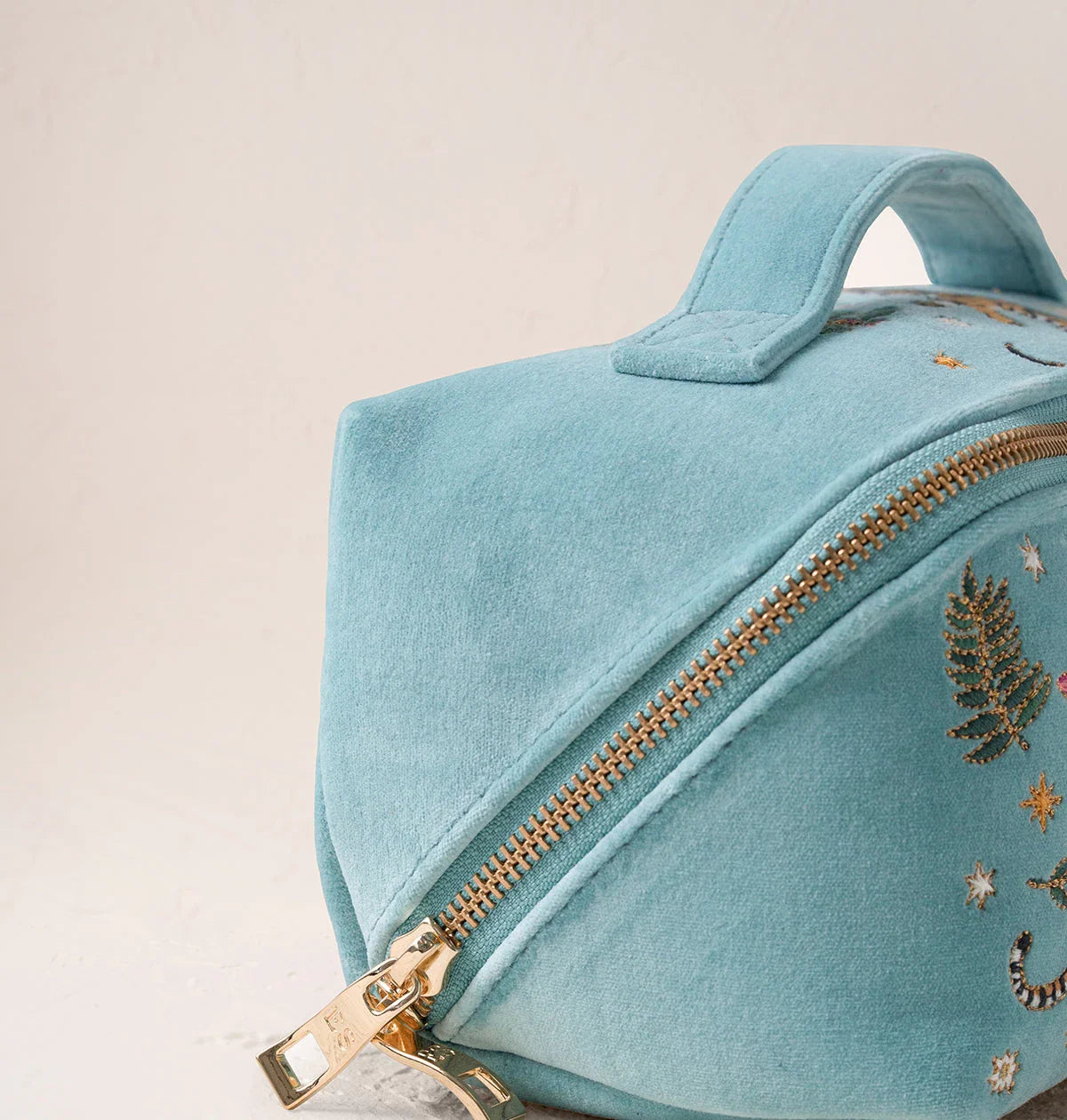 Celestial Tigers Open Flat Makeup Bag