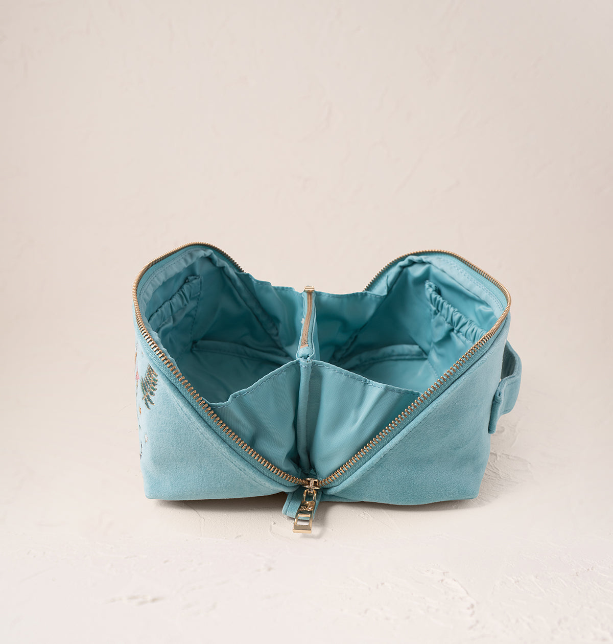 Celestial Tigers Open Flat Makeup Bag