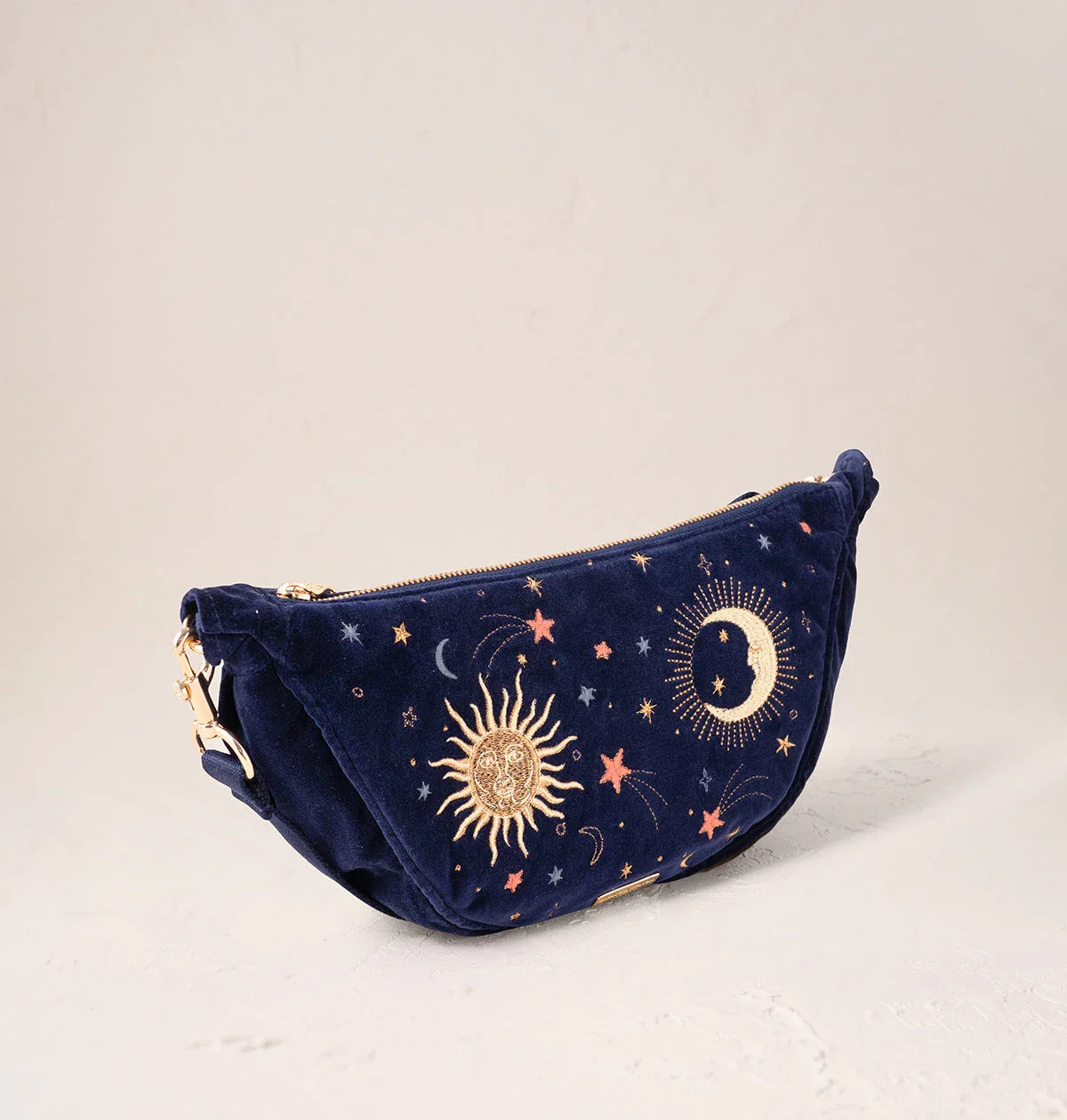 Celestial Velvet Crossbody Sling Bag