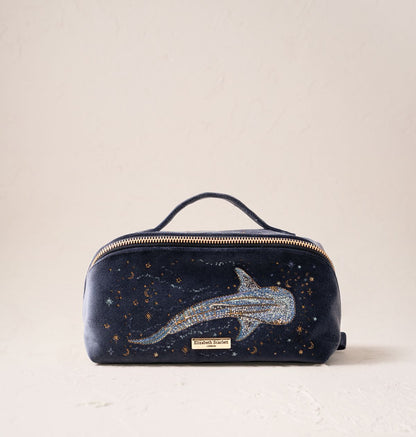 Celestial Whale Shark Open Flat Makeup Bag