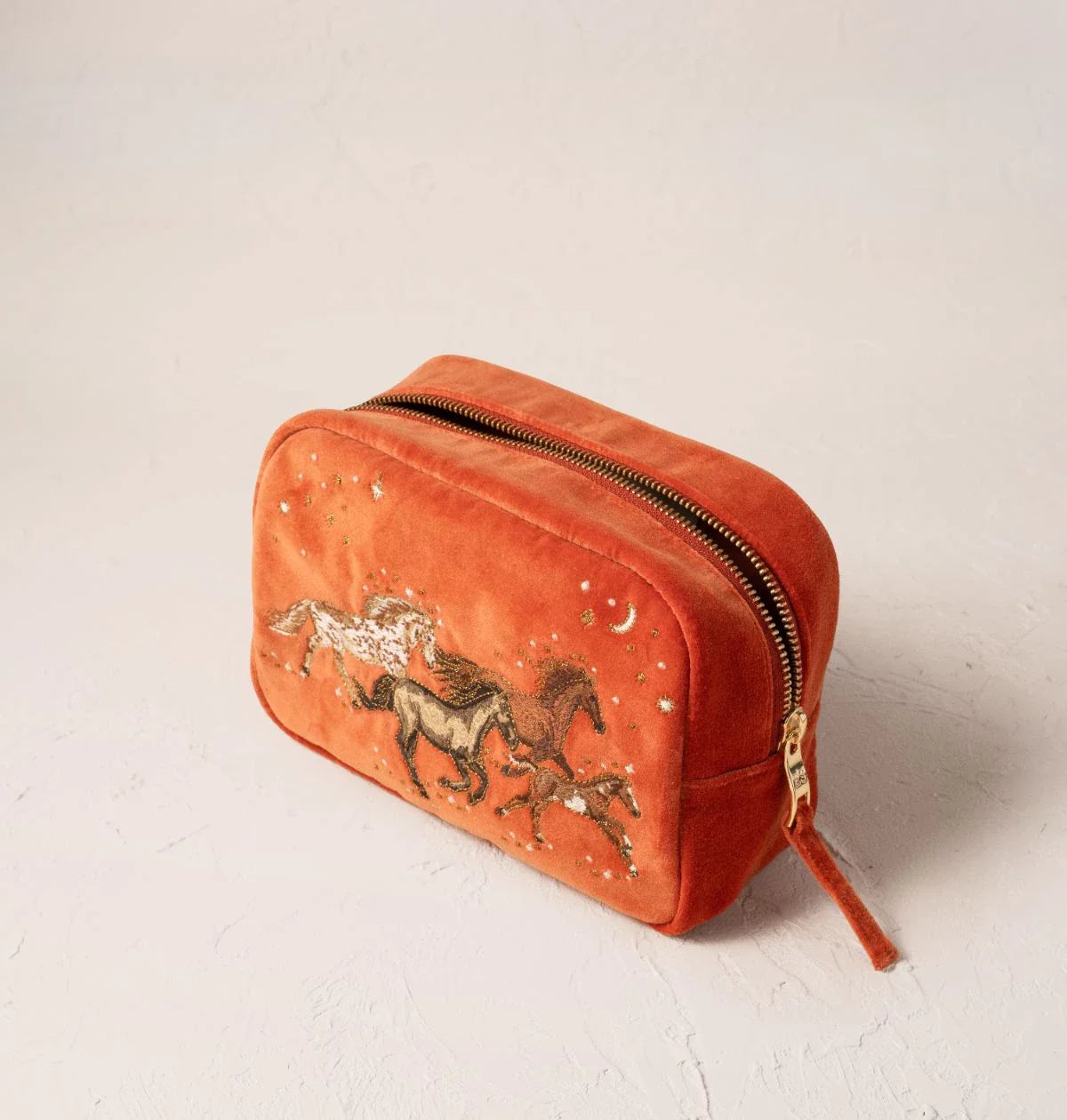 Celestial Wild Horses Makeup Bag