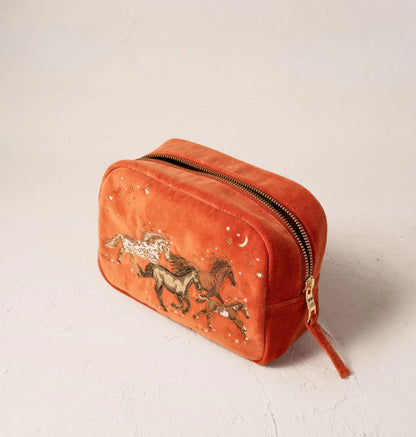 Celestial Wild Horses Makeup Bag