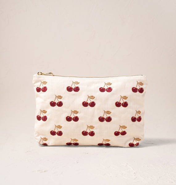 Cherries Everyday Pouch – Elizabeth Scarlett